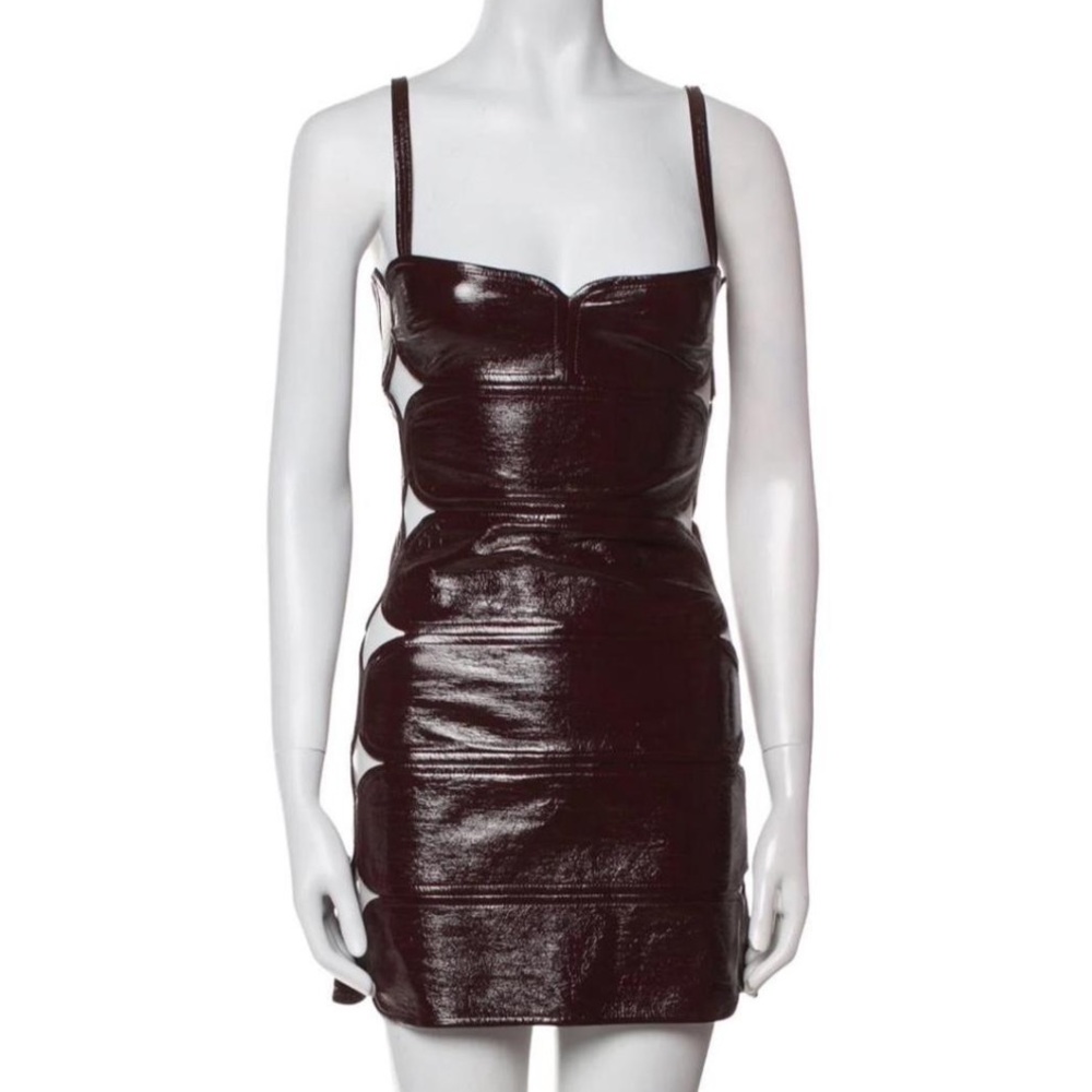 Chic Burgundy Mini Dress